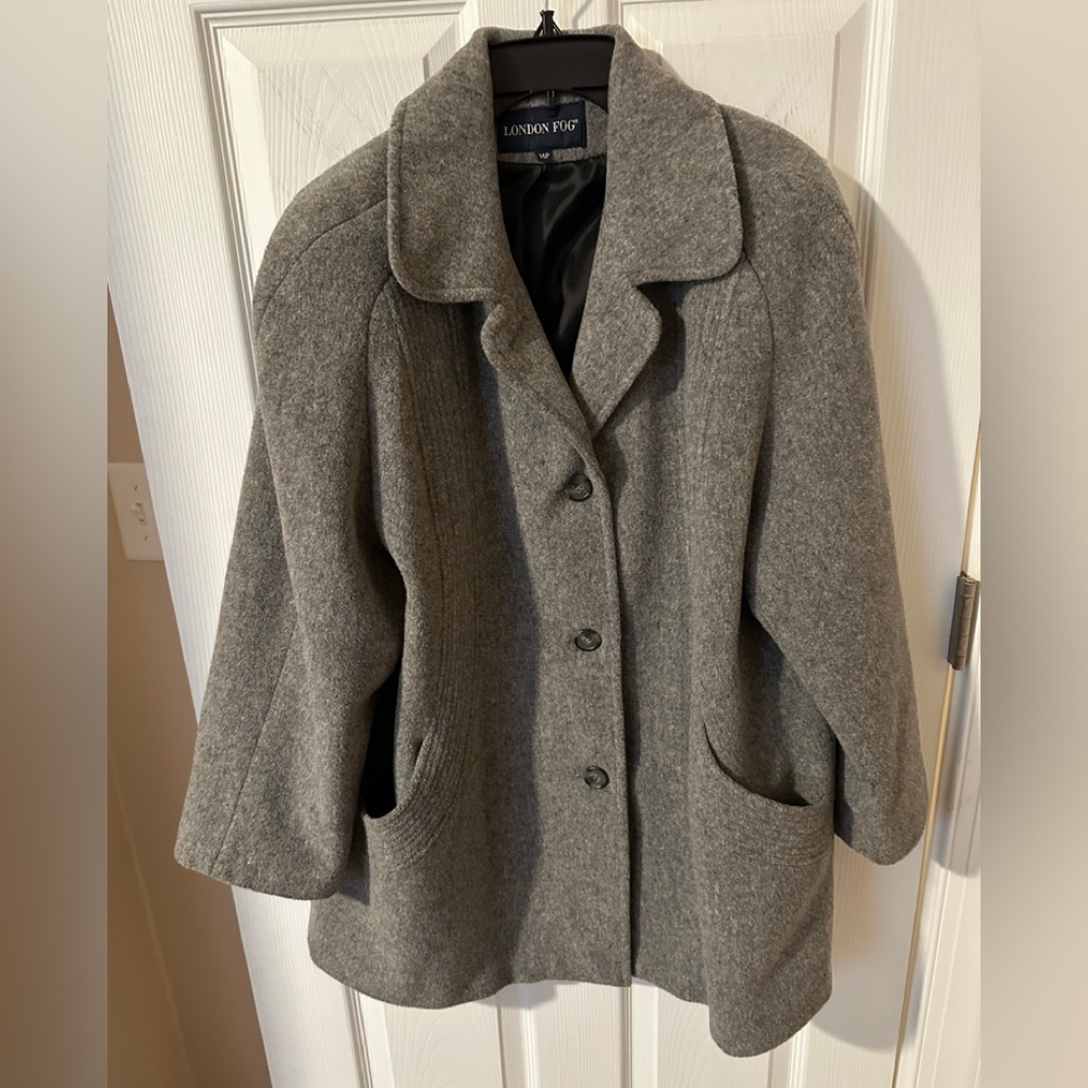 Vintage Wool Blend London Fog Winter Coat -14P